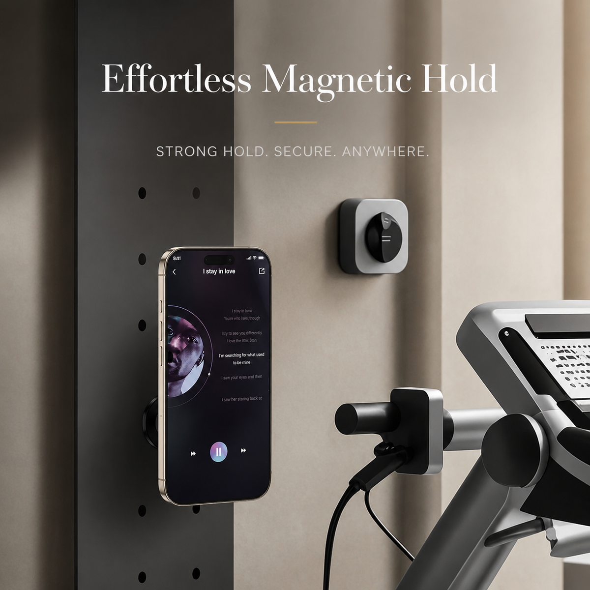 Premium Magnetic Ring Holder MagSafe Phone Grip Stand Double-Sided Magnetic Finger Ring Holder Dual Magnet Kickstand Compatible with iPhone