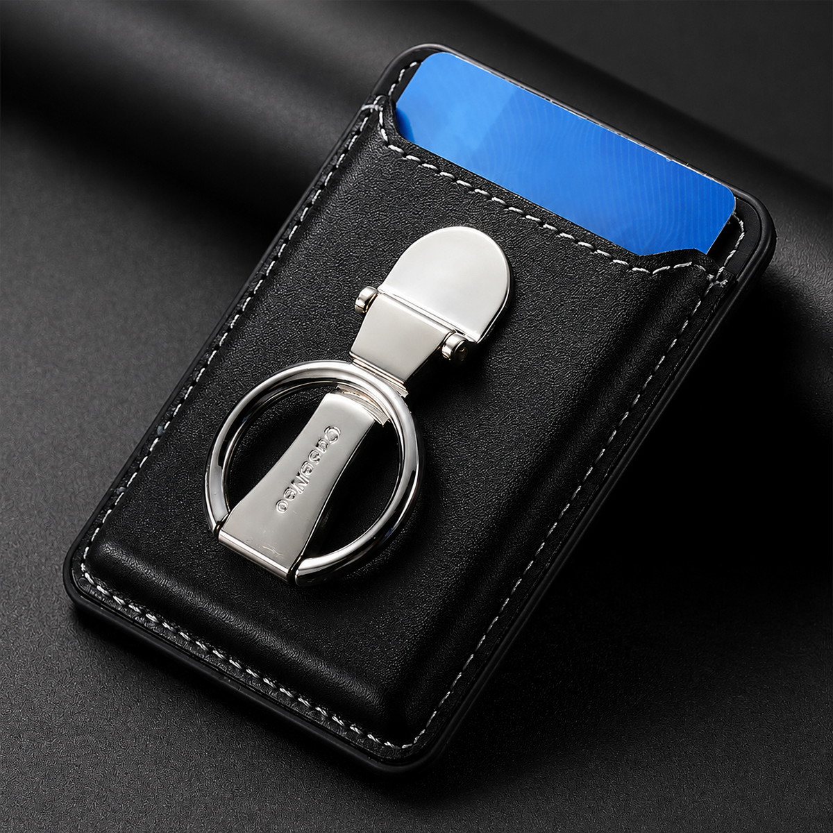 Premium Magnetic Wallet Case MagSafe Card Holder Multiple Card Slots Foldable Ring Holder Kickstand Strong Magnetic Attachment PU Leather Slim iPhone Compatible