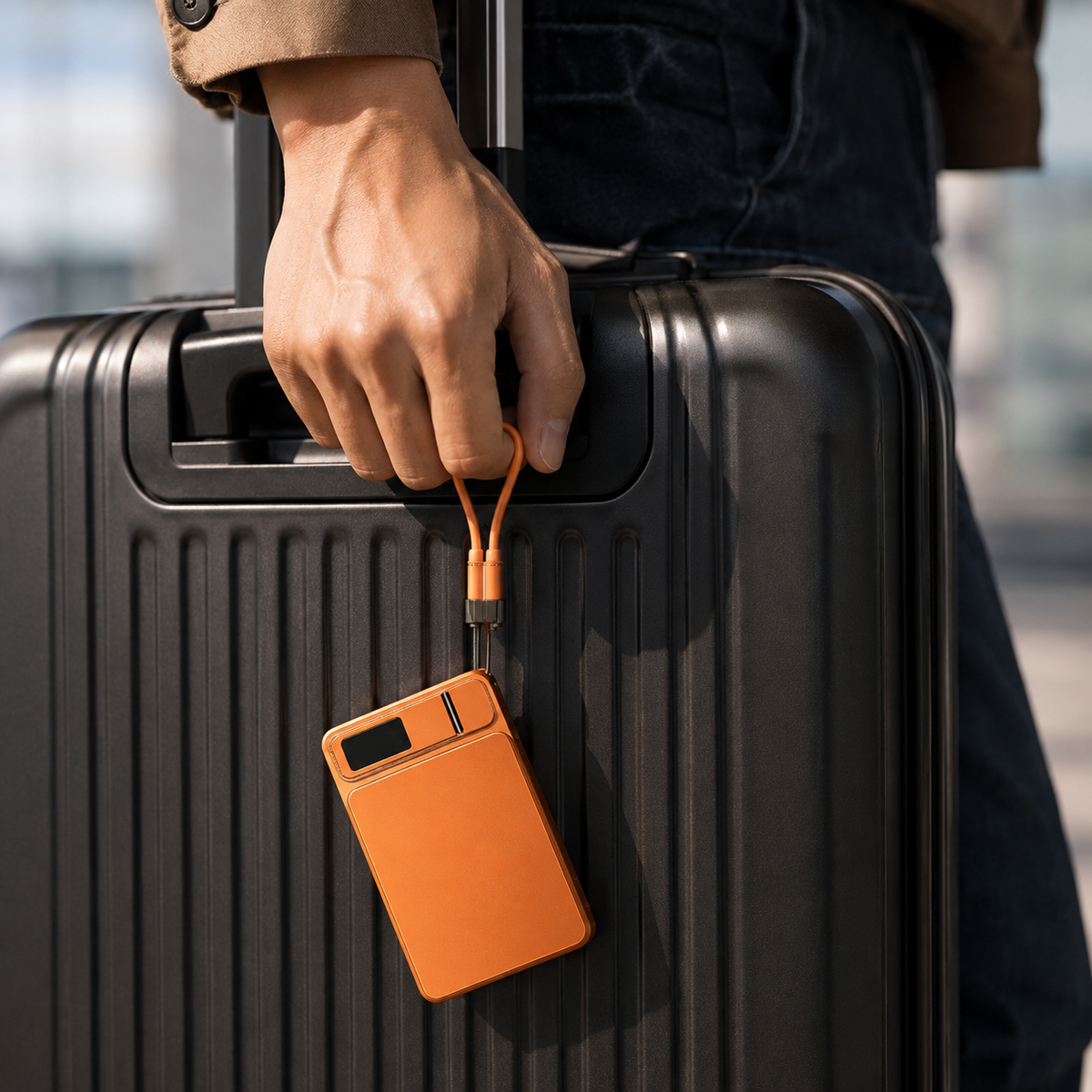Premium Magnetic Wireless Power Bank Fast Charging Portable Battery Digital Display Metal Shell USB-C Wireless Charger Two-Way Charging Compatible with iPhone