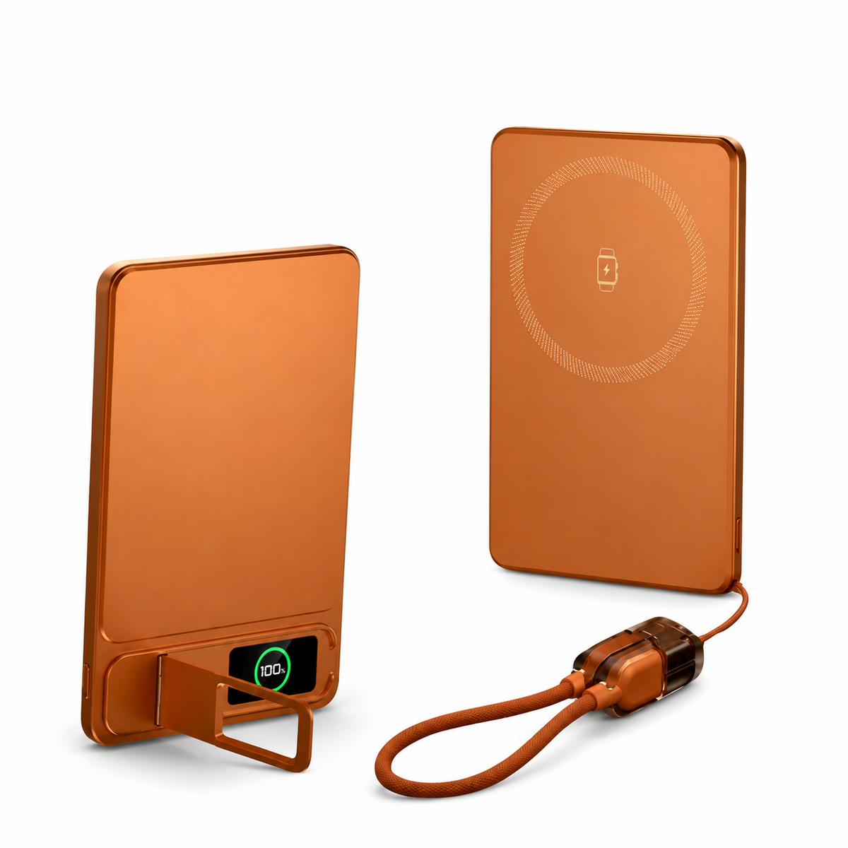 Premium Magnetic Wireless Power Bank Fast Charging Portable Battery Digital Display Metal Shell USB-C Wireless Charger Two-Way Charging Compatible with iPhone