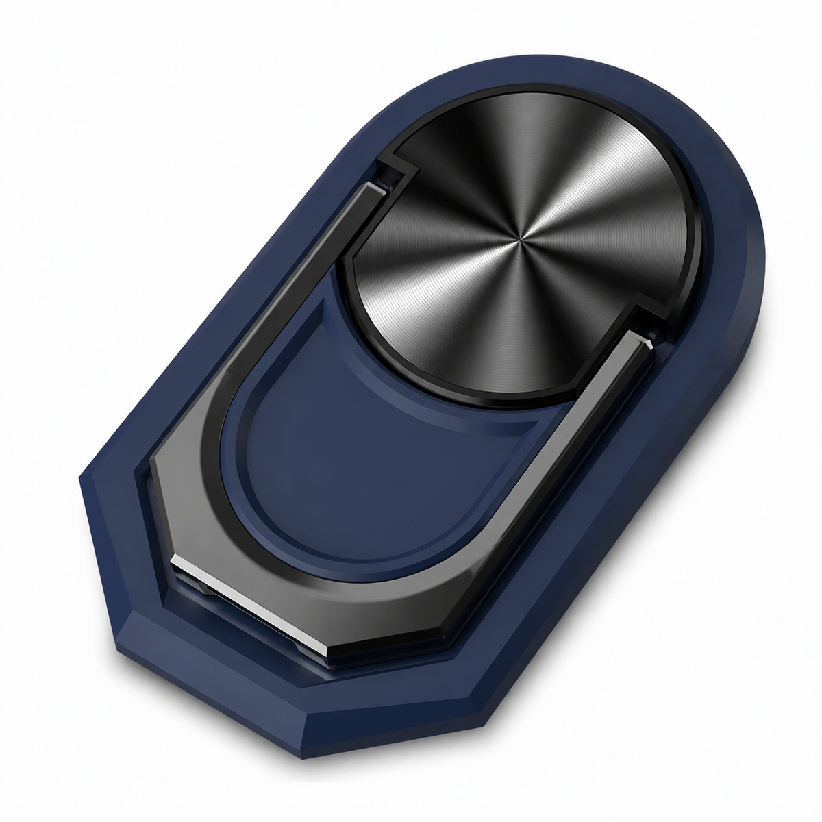 Premium Metal Finger Ring Phone Holder 180° Rotating Phone Grip Stand Foldable Kickstand Adhesive Smartphone Holder Zinc Alloy Slim iPhone