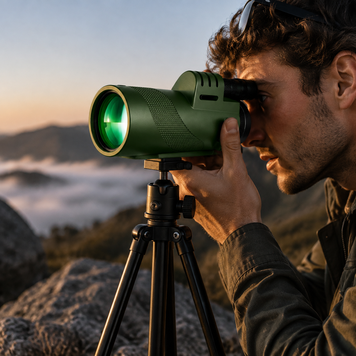 Premium Portable Zoom HD Monocular Telescope Long Range High Power Scope FMC BAK4 Optics Phone Adapter Tripod Water Resistant Outdoor Travel iPhone