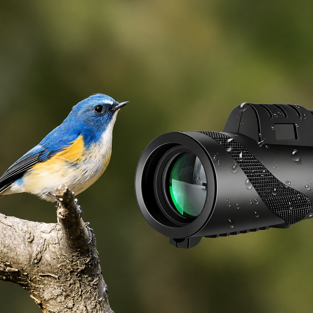 Premium Portable Zoom HD Monocular Telescope Long Range High Power Scope FMC BAK4 Optics Phone Adapter Tripod Water Resistant Outdoor Travel iPhone