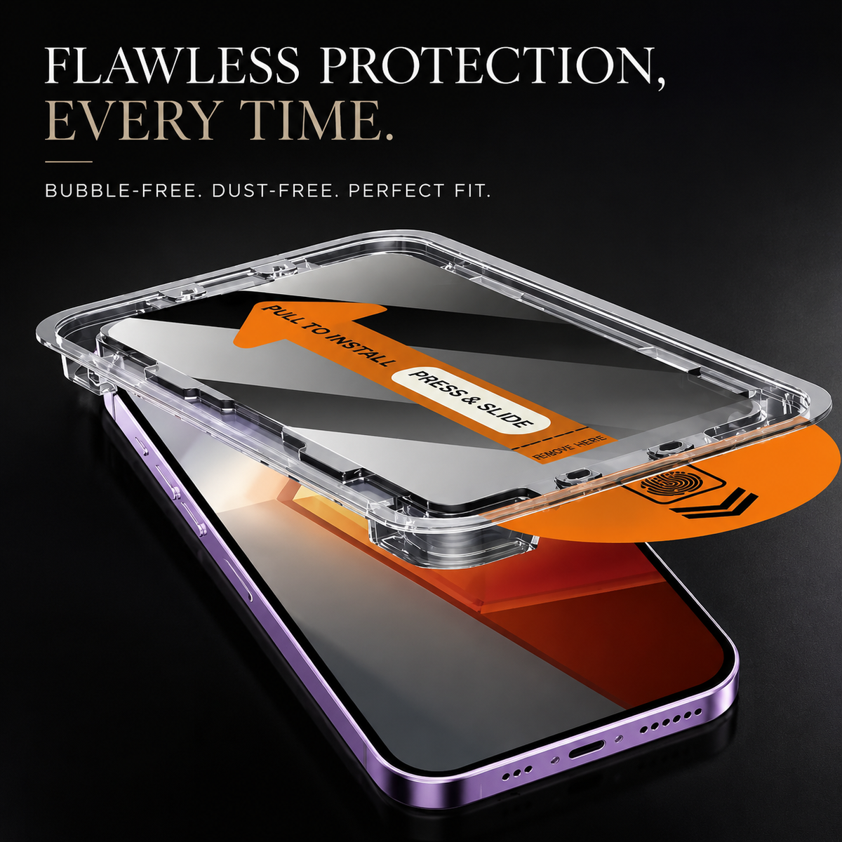 Premium Privacy Screen Protector Tempered Glass Anti-Spy HD Full Coverage Oleophobic Anti-Fingerprint Scratch Resistant Compatible with iPhone