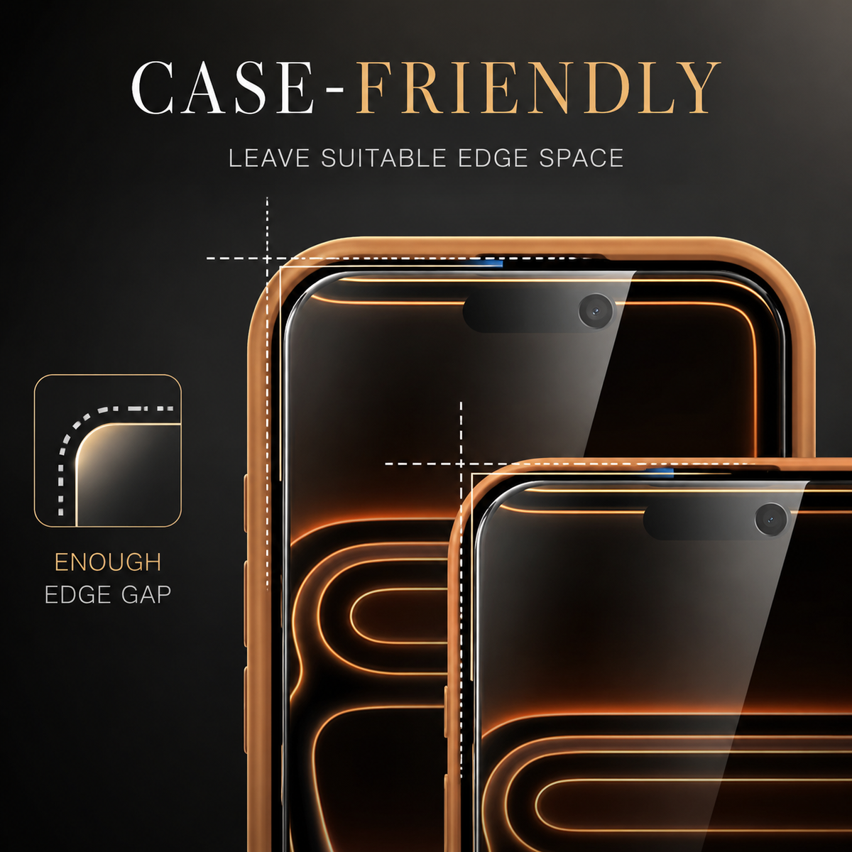 Premium Privacy Screen Protector Tempered Glass Anti-Spy HD Full Coverage Oleophobic Anti-Fingerprint Scratch Resistant Compatible with iPhone