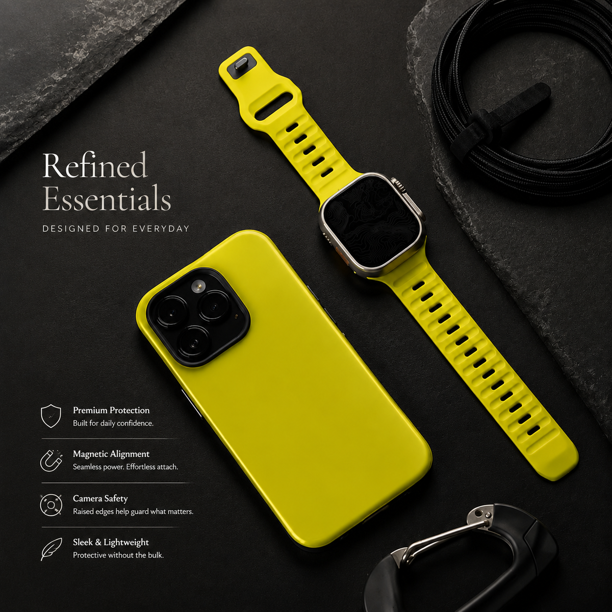 Premium Silicone Sport Watch Band Soft Waterproof Adjustable Replacement Strap Breathable Lightweight Smartwatch Wristband Quick Release Secure Fit