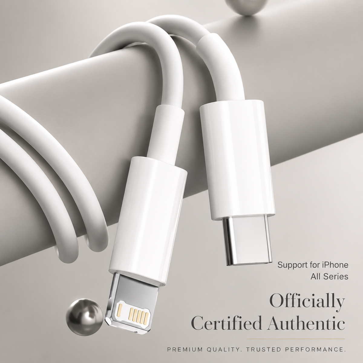 Premium USB-C PD Fast Charging Cable 35W 2.4A Data Sync Charging Cord Durable TPE/TPU Fast Charge Cable Reliable Power Compatible with iPhone
