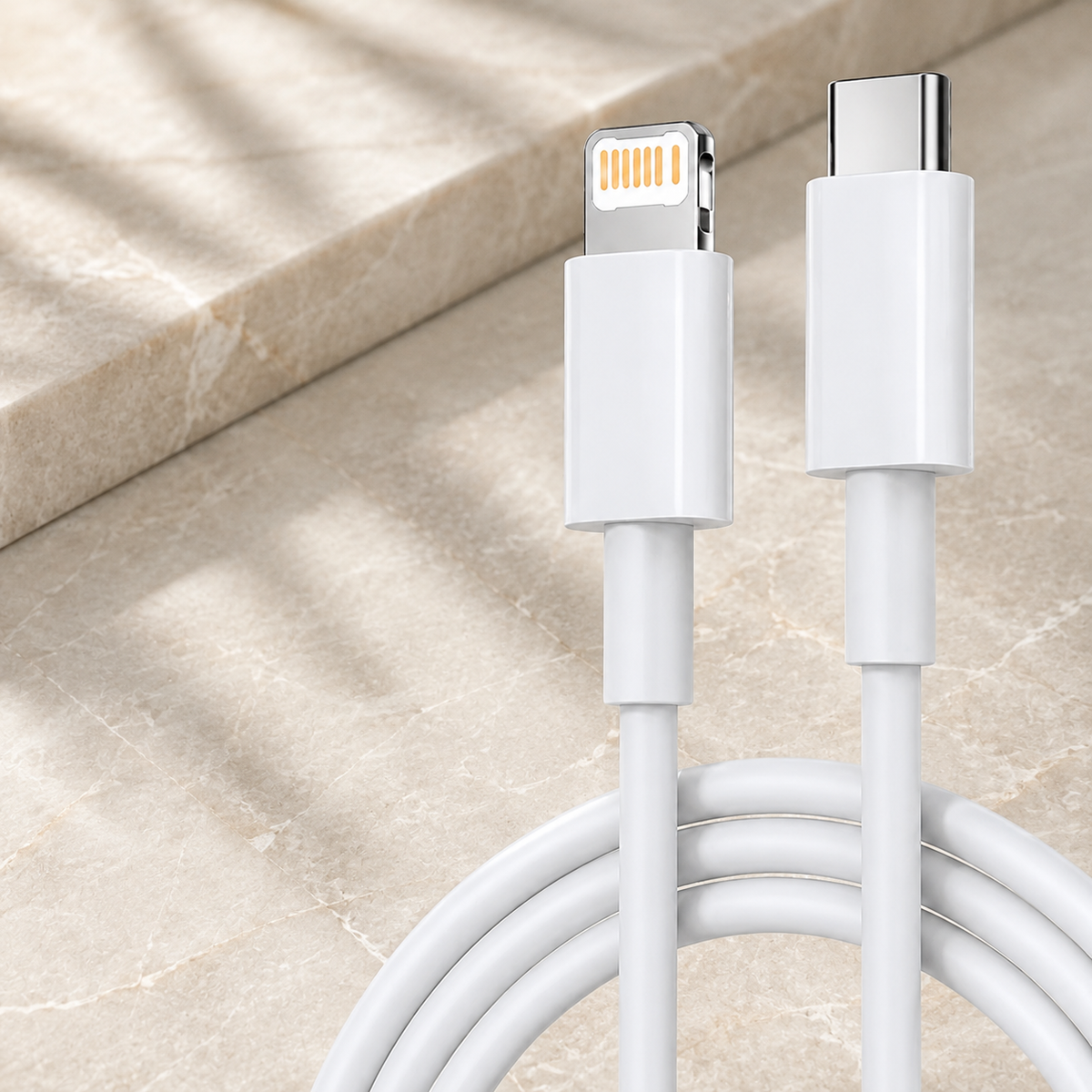 Premium USB-C PD Fast Charging Cable 35W 2.4A Data Sync Charging Cord Durable TPE/TPU Fast Charge Cable Reliable Power Compatible with iPhone