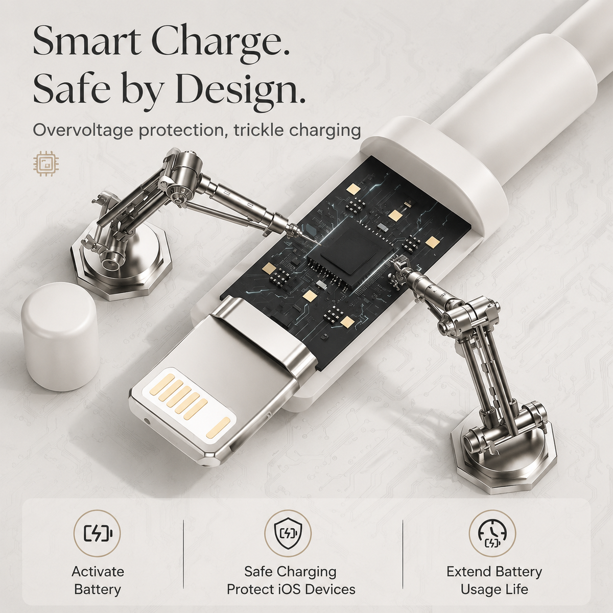 Premium USB-C PD Fast Charging Cable 35W 2.4A Data Sync Charging Cord Durable TPE/TPU Fast Charge Cable Reliable Power Compatible with iPhone