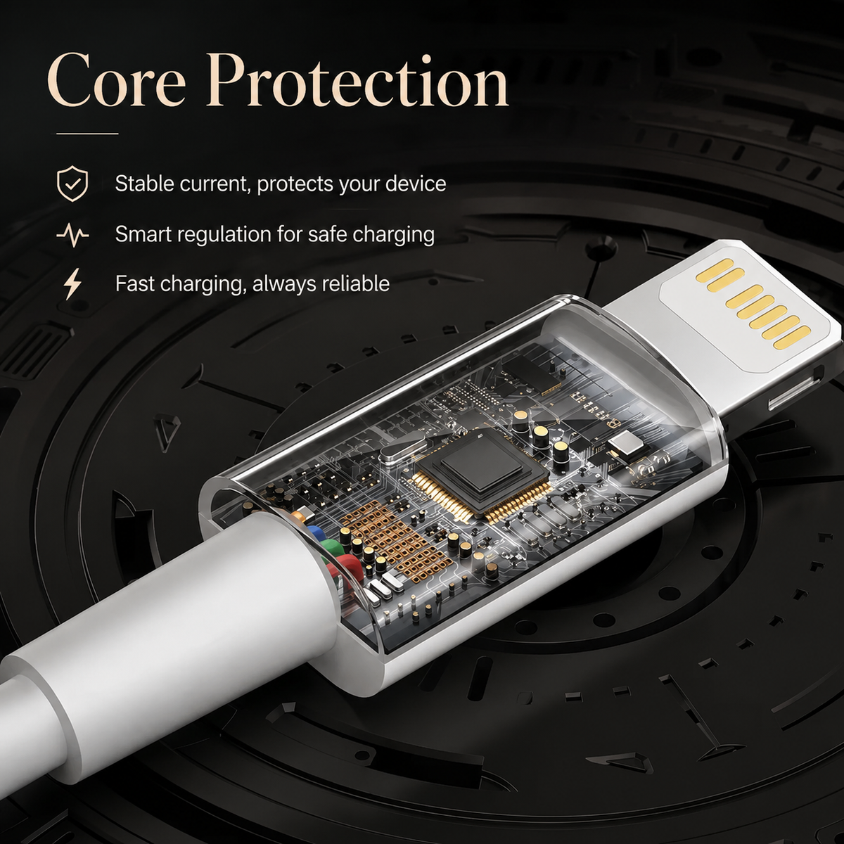 Premium USB-C PD Fast Charging Cable 35W 2.4A Data Sync Charging Cord Durable TPE/TPU Fast Charge Cable Reliable Power Compatible with iPhone