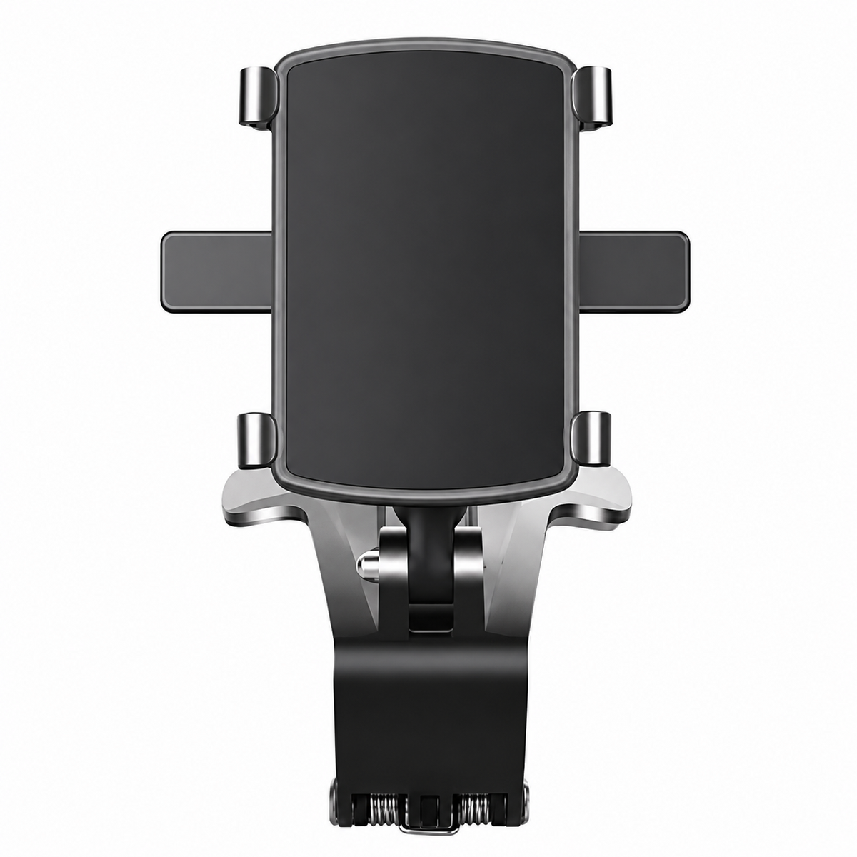 Premium Universal Car Phone Holder Mount 3-in-1 Dashboard Rearview Mirror Sun Visor Stand 360° Rotation Anti Slip Adjustable Hands Free iPhone