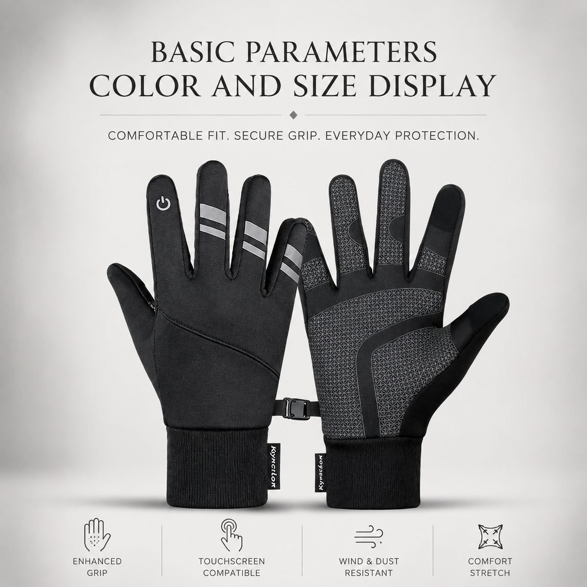Premium Winter Cycling Gloves Waterproof Thermal Touchscreen Windproof Anti-Slip Sports Riding Gloves Insulated Outdoor Unisex Cold Weather Daily Grip