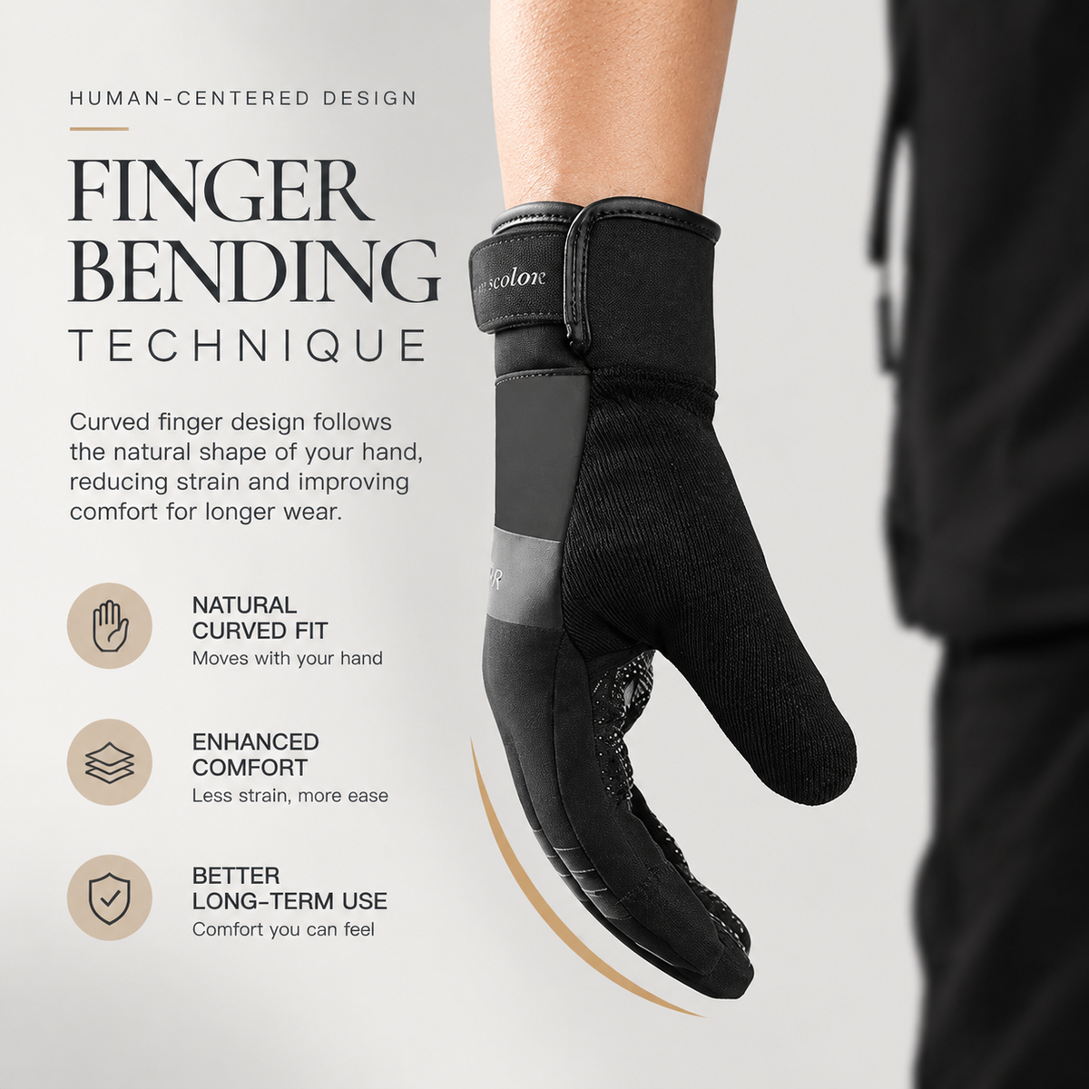 Premium Winter Cycling Gloves Waterproof Thermal Touchscreen Windproof Anti-Slip Sports Riding Gloves Insulated Outdoor Unisex Cold Weather Daily Grip
