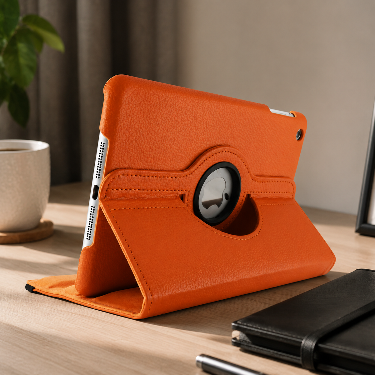 Premium iPad Case 360° Rotating PU Leather Smart Cover Auto Sleep Wake Shockproof Protective Stand Multi Angle Tablet Cases Slim Protective Cover iPad