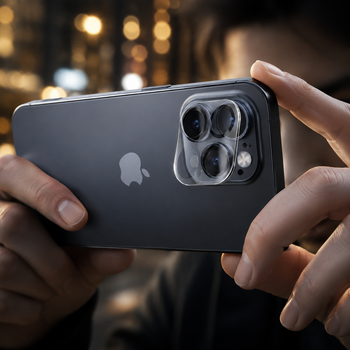 Premium iPhone Camera Lens Protector 4 Pack Tempered Glass Ultra Thin HD Clear Anti Scratch Anti Fingerprint Full Coverage Camera Lens Cover Case Friendly