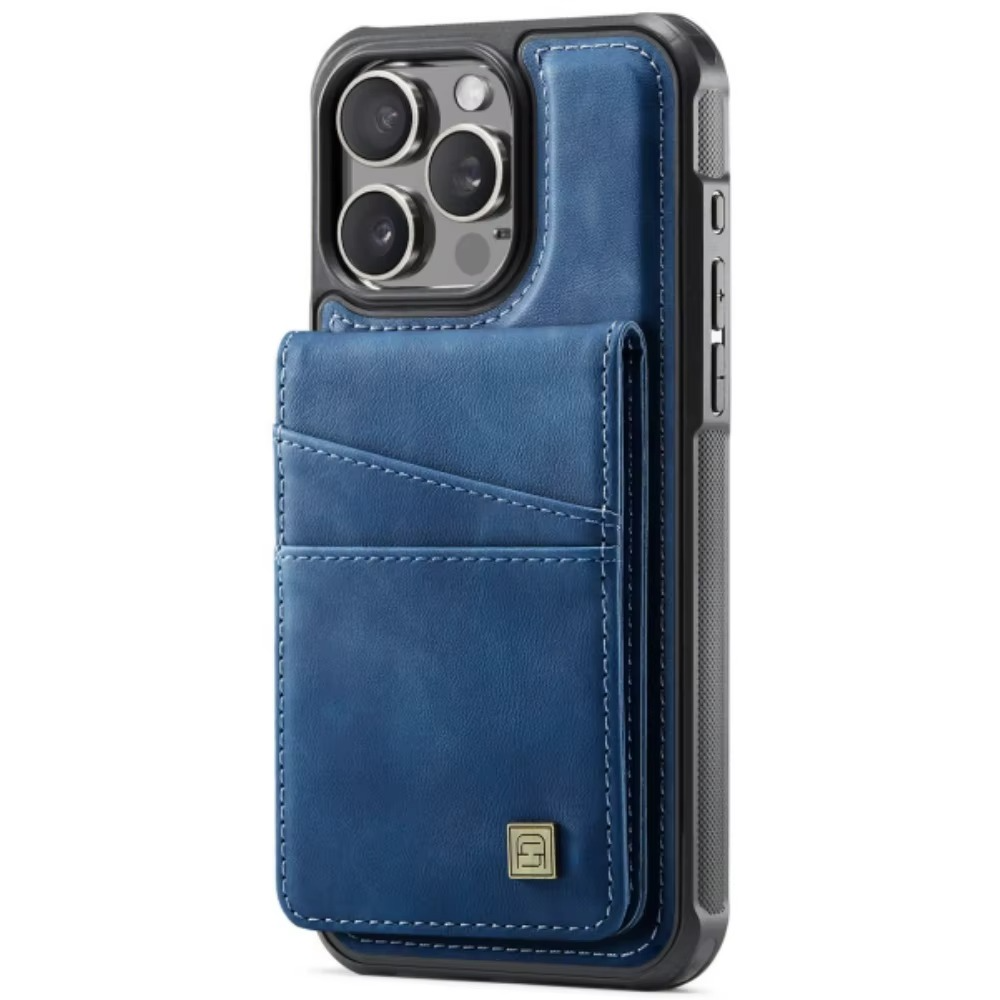 Premium iPhone Case 2-in-1 Detachable Magnetic Wallet Flip Cover PU Leather Card Holder Cash Pocket Wrist Strap Shockproof Full Protection Slim Design