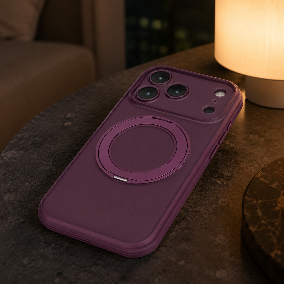 Premium iPhone Case 360 Spin Magnetic Stand Screen Protector Camera Control Button Shockproof Anti Drop Rugged Slim Durable Full Protective Phone Cover Case