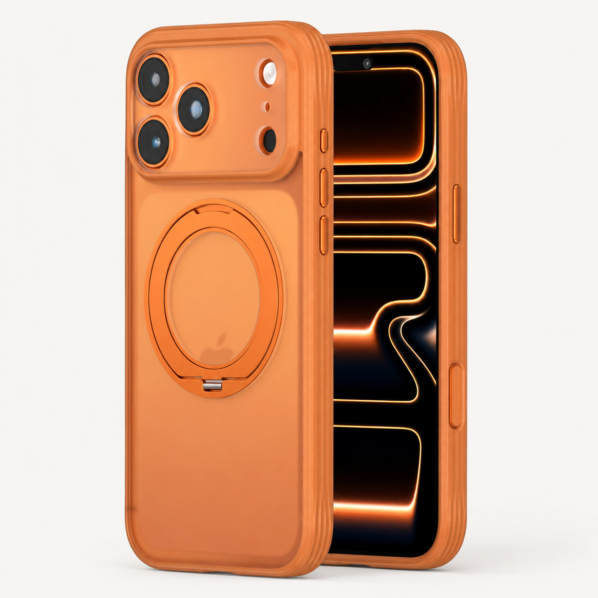 Premium iPhone Case 360 Spin Magnetic Stand Screen Protector Camera Control Button Shockproof Anti Drop Rugged Slim Durable Full Protective Phone Cover Case