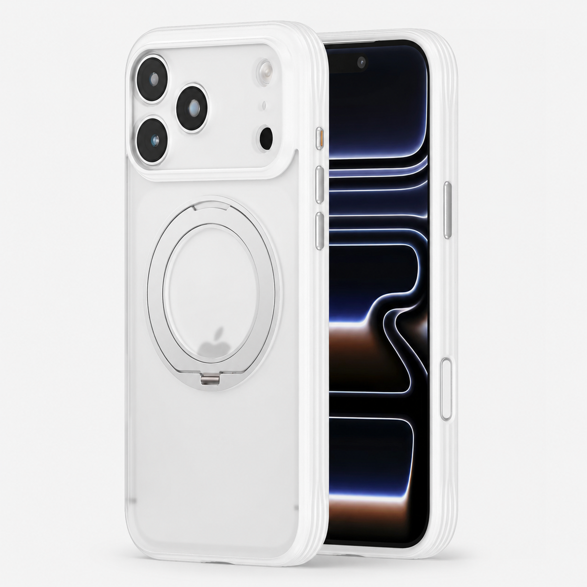 Premium iPhone Case 360 Spin Magnetic Stand Screen Protector Camera Control Button Shockproof Anti Drop Rugged Slim Durable Full Protective Phone Cover Case