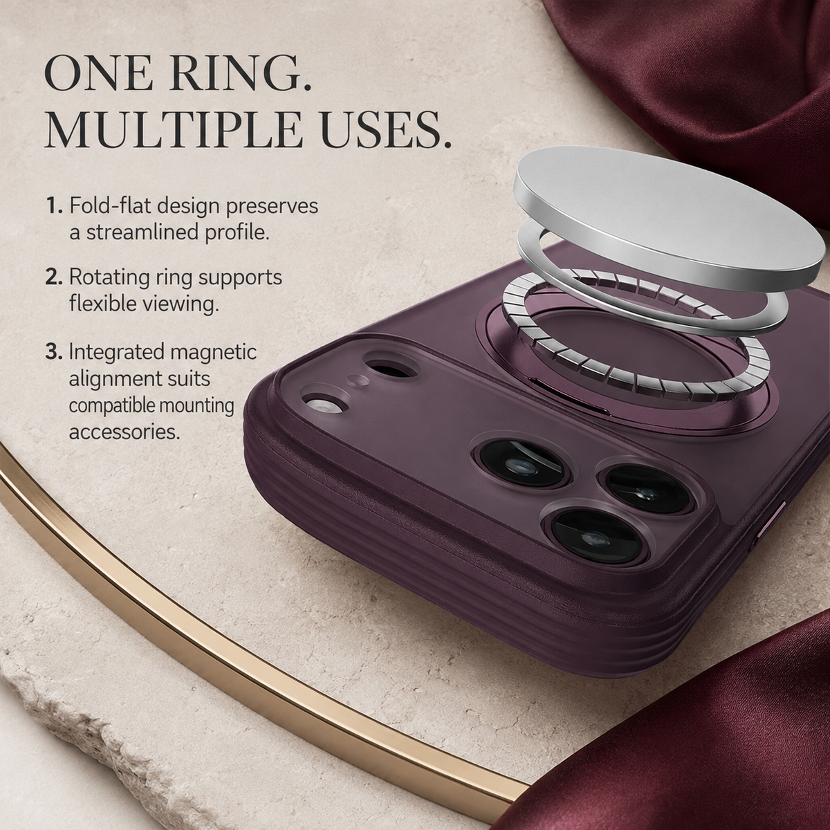 Premium iPhone Case 360 Spin Magnetic Stand Screen Protector Camera Control Button Shockproof Anti Drop Rugged Slim Durable Full Protective Phone Cover Case
