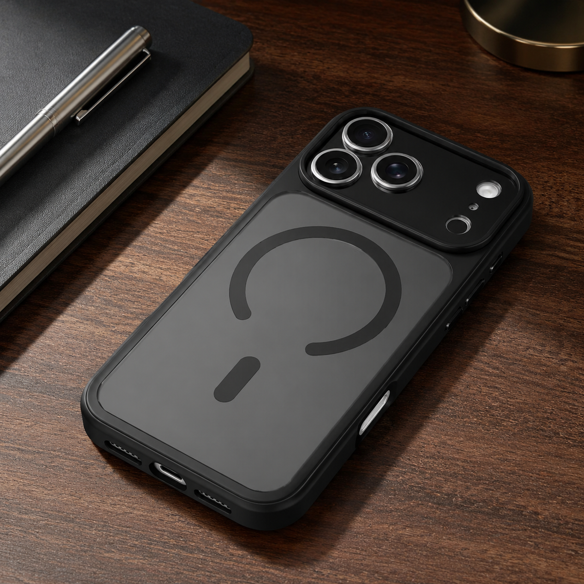 Premium iPhone Case 5G Wireless Charging Shockproof Hard Back Slim Lightweight Anti Scratch Non Slip Durable Full Coverage Protective Phone Cover Case