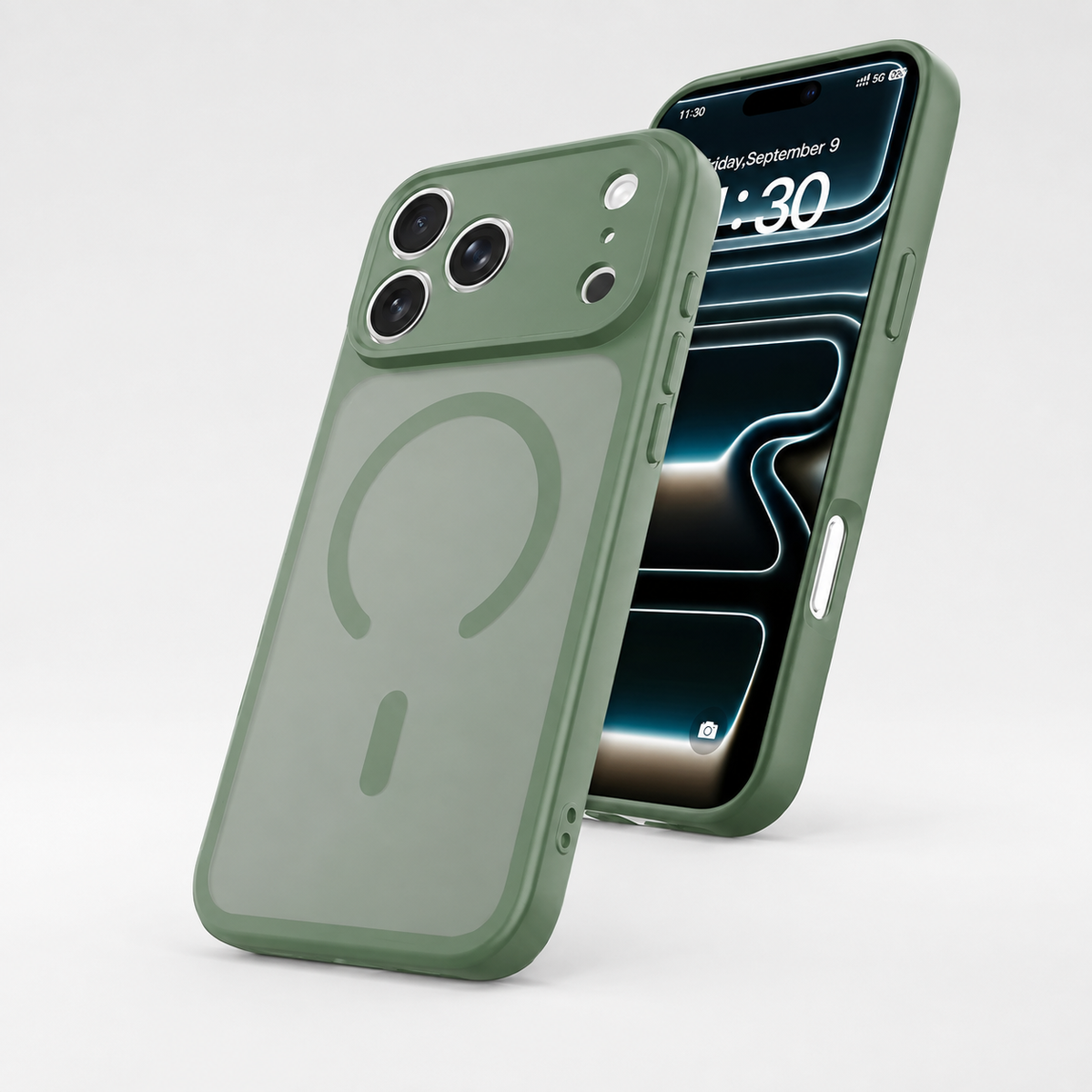Premium iPhone Case 5G Wireless Charging Shockproof Hard Back Slim Lightweight Anti Scratch Non Slip Durable Full Coverage Protective Phone Cover Case
