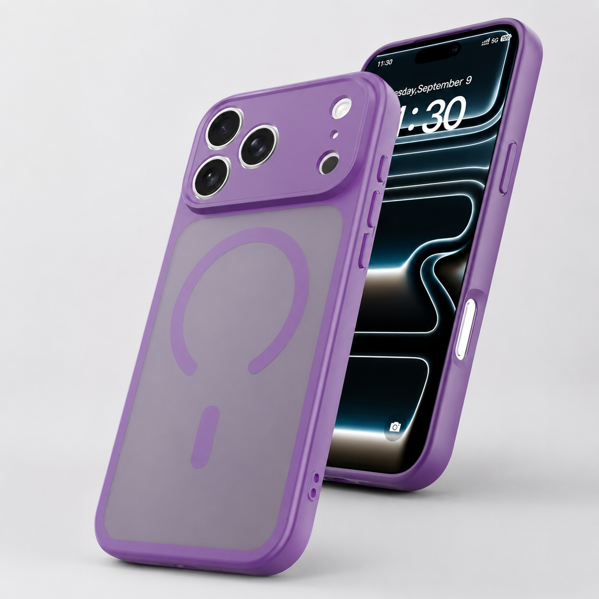 Premium iPhone Case 5G Wireless Charging Shockproof Hard Back Slim Lightweight Anti Scratch Non Slip Durable Full Coverage Protective Phone Cover Case