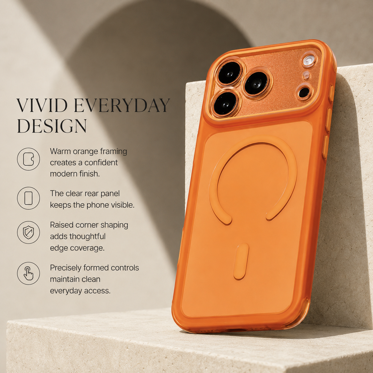 Premium iPhone Case Air Cushion Shockproof Magnetic Clear Transparent Precision Cut Slim Anti Drop Scratch Resistant Durable Protective Phone Cover Shell Case
