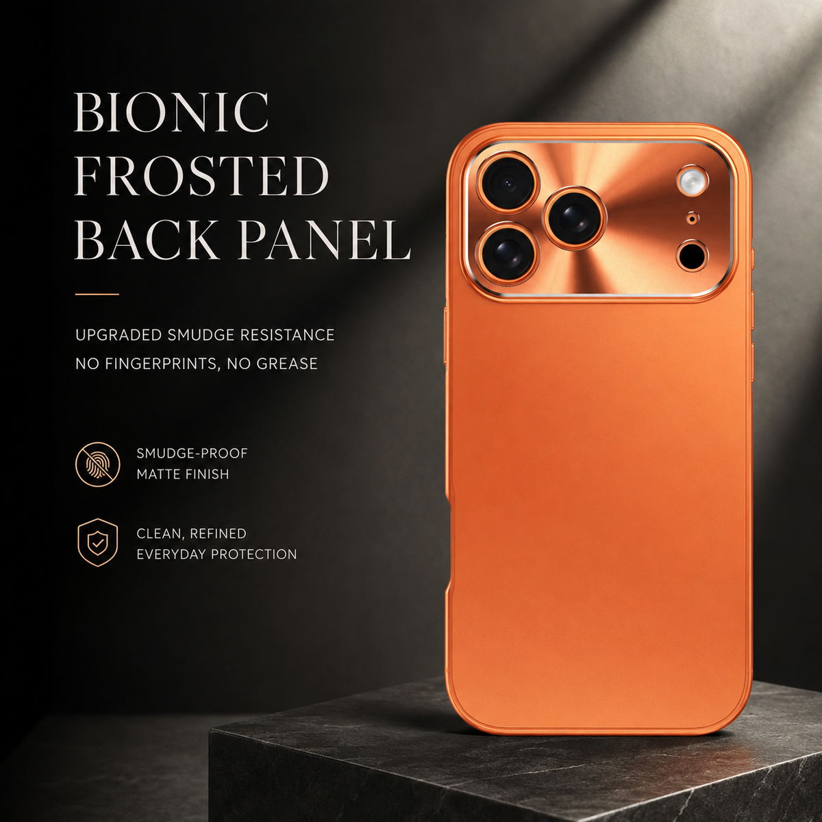 Premium iPhone Case Aluminum Alloy Frame Frosted PC Backplate Ultra Thin Shockproof Anti Scratch Anti Fingerprint Matte Protective Cover