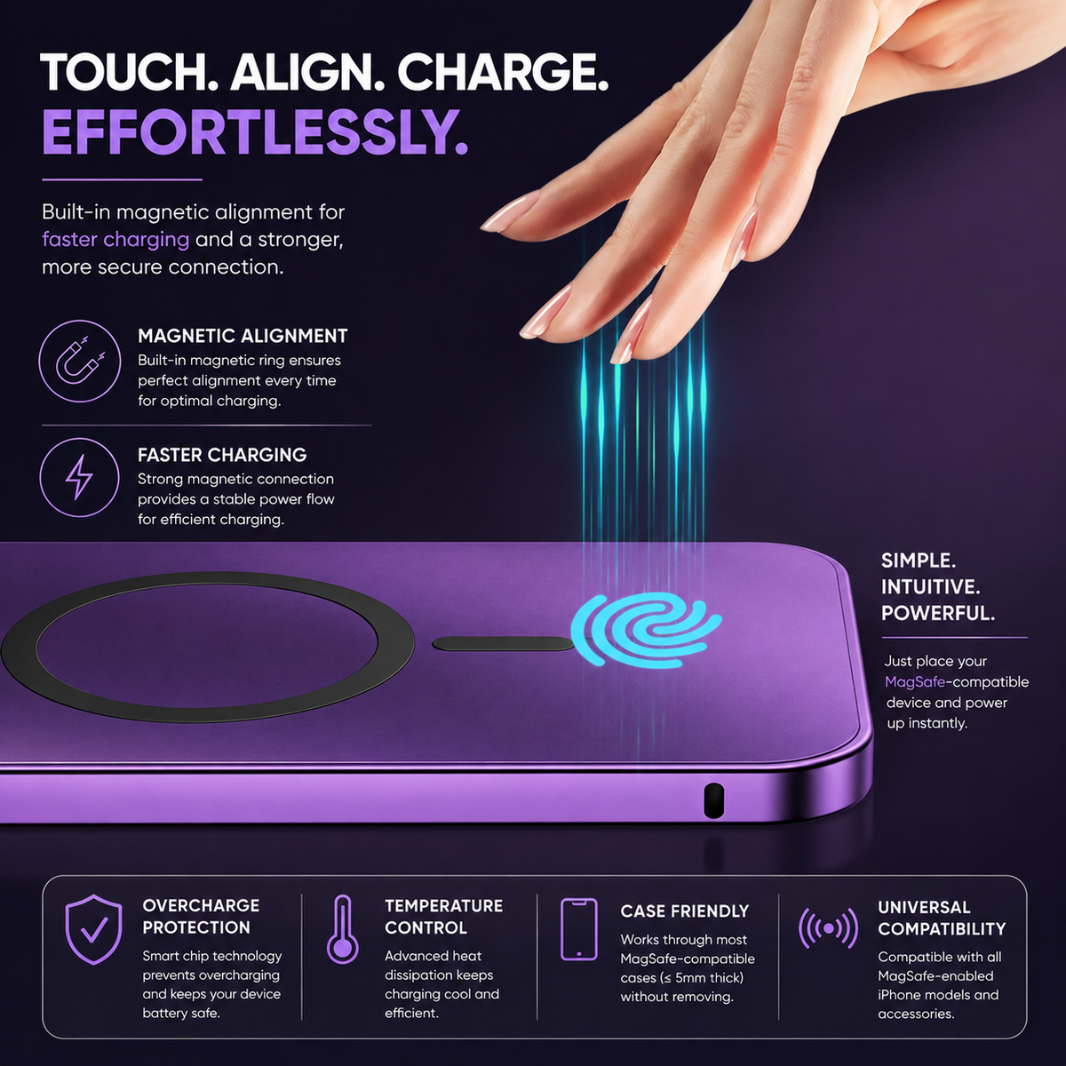 Premium iPhone Case Aluminum Alloy Magnetic MagSafe Full Coverage Shockproof Glass Lens Matte Anti Glare Wireless Charging Protective Design