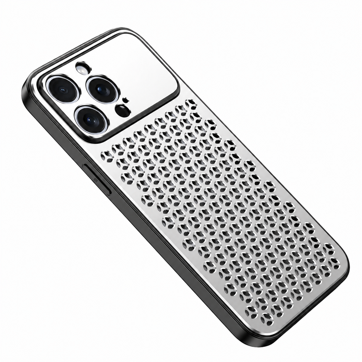 Premium iPhone Case Aluminum Alloy Metal Frame Breathable Protective Cover Anti Fingerprint Scratch Resistant Slim Lightweight Durable Design