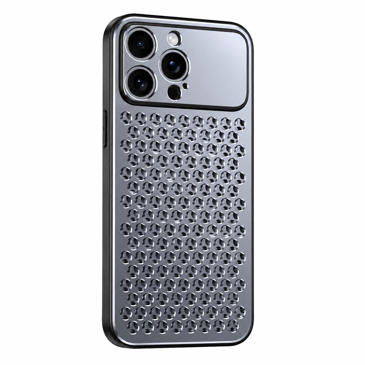 Premium iPhone Case Aluminum Alloy Metal Frame Breathable Protective Cover Anti Fingerprint Scratch Resistant Slim Lightweight Durable Design