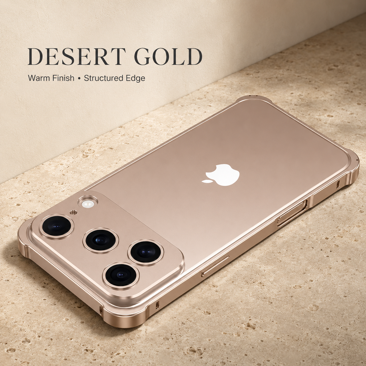 Premium iPhone Case Aluminum Alloy Metal Frame Bumper Camera Lens Protection Shockproof Slim Anti Scratch Reinforced Edge Protective Cover Case Design