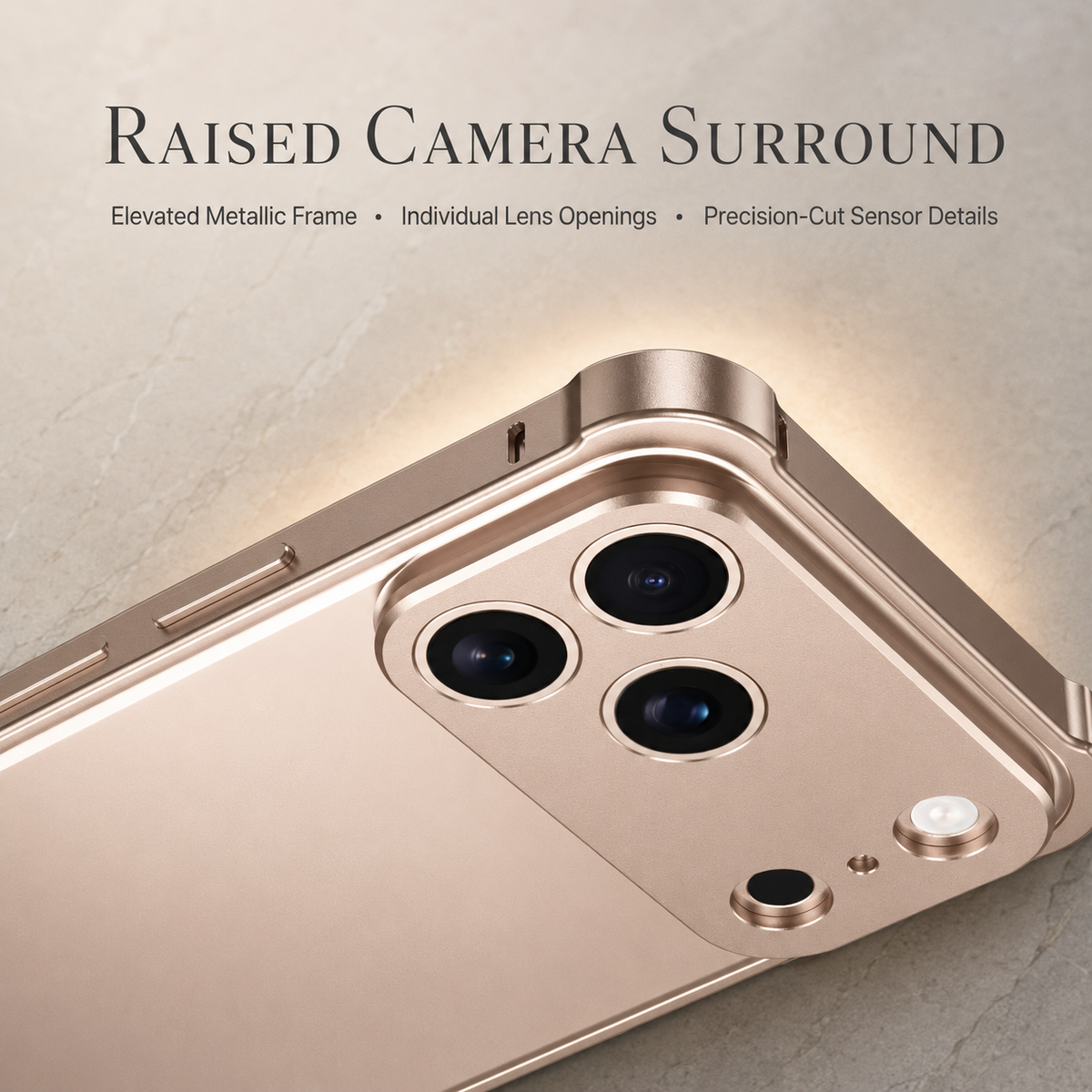 Premium iPhone Case Aluminum Alloy Metal Frame Bumper Camera Lens Protection Shockproof Slim Anti Scratch Reinforced Edge Protective Cover Case Design