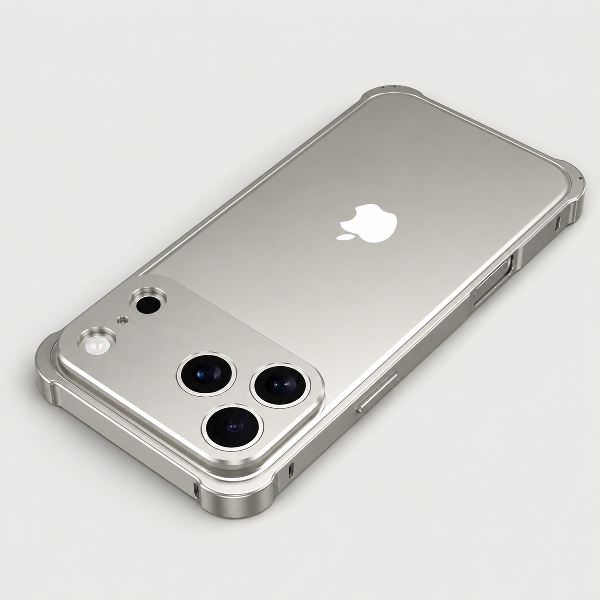 Premium iPhone Case Aluminum Alloy Metal Frame Bumper Camera Lens Protection Shockproof Slim Anti Scratch Reinforced Edge Protective Cover Case Design