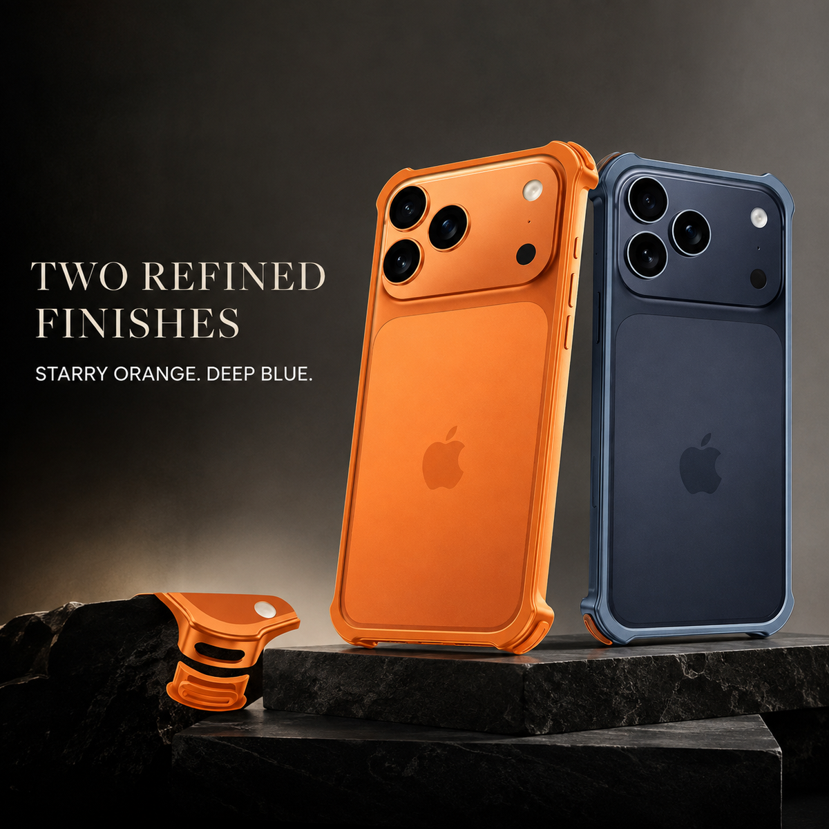 Premium iPhone Case Aluminum Alloy Metal Frame Lens Protector Silicone Lining Shockproof Anti Scratch Non Slip Tough Protective Bumper Cover Case Design