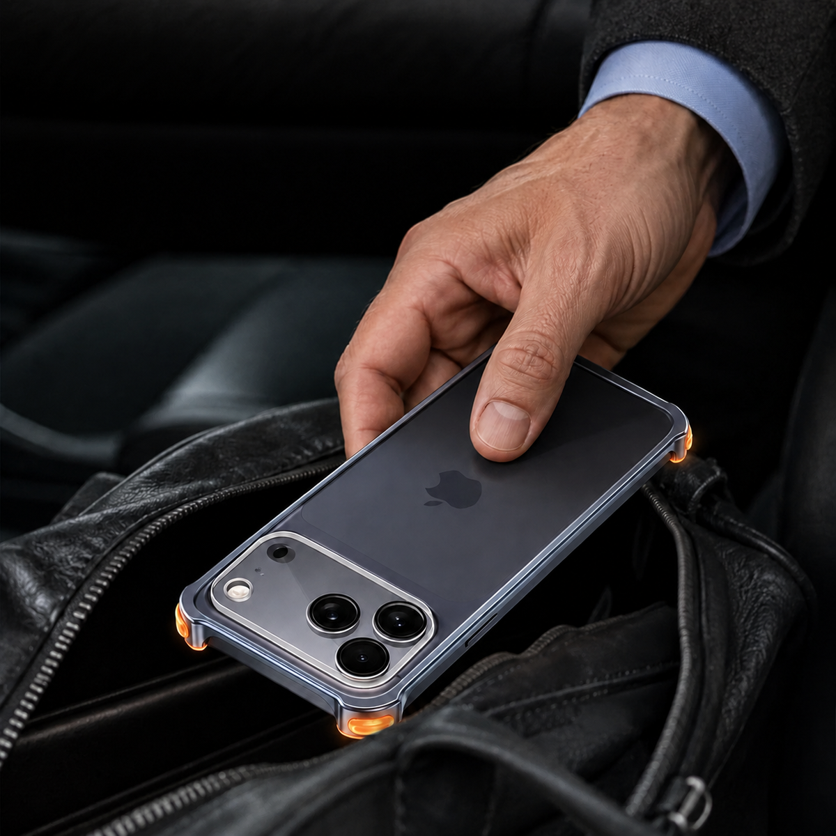 Premium iPhone Case Aluminum Alloy Metal Frame Lens Protector Silicone Lining Shockproof Anti Scratch Non Slip Tough Protective Bumper Cover Case Design