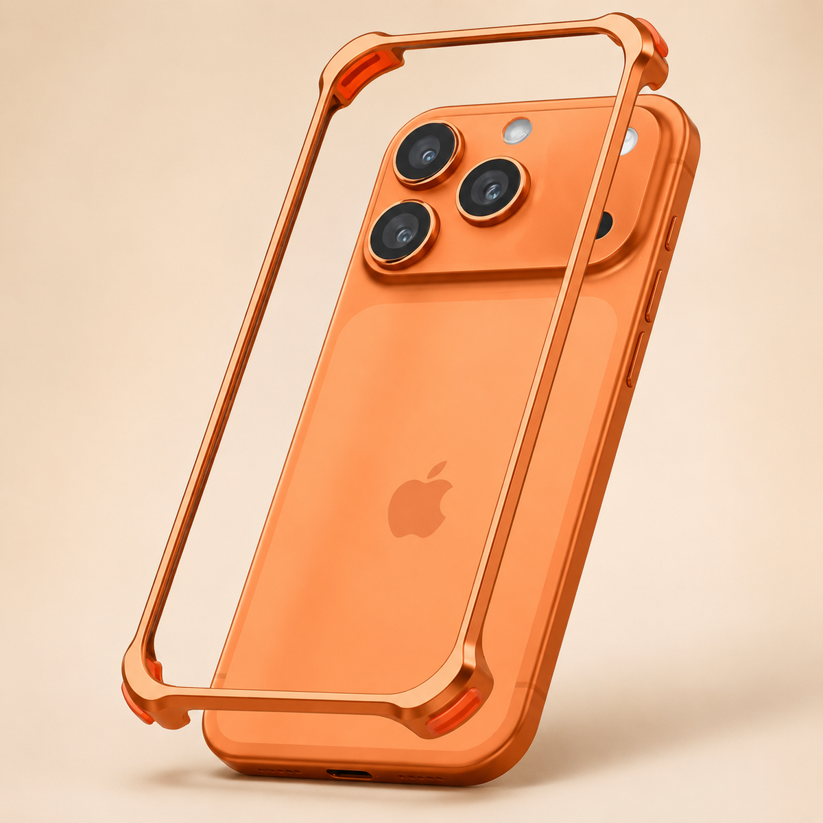 Premium iPhone Case Aluminum Alloy Metal Frame Lens Protector Silicone Lining Shockproof Anti Scratch Non Slip Tough Protective Bumper Cover Case Design