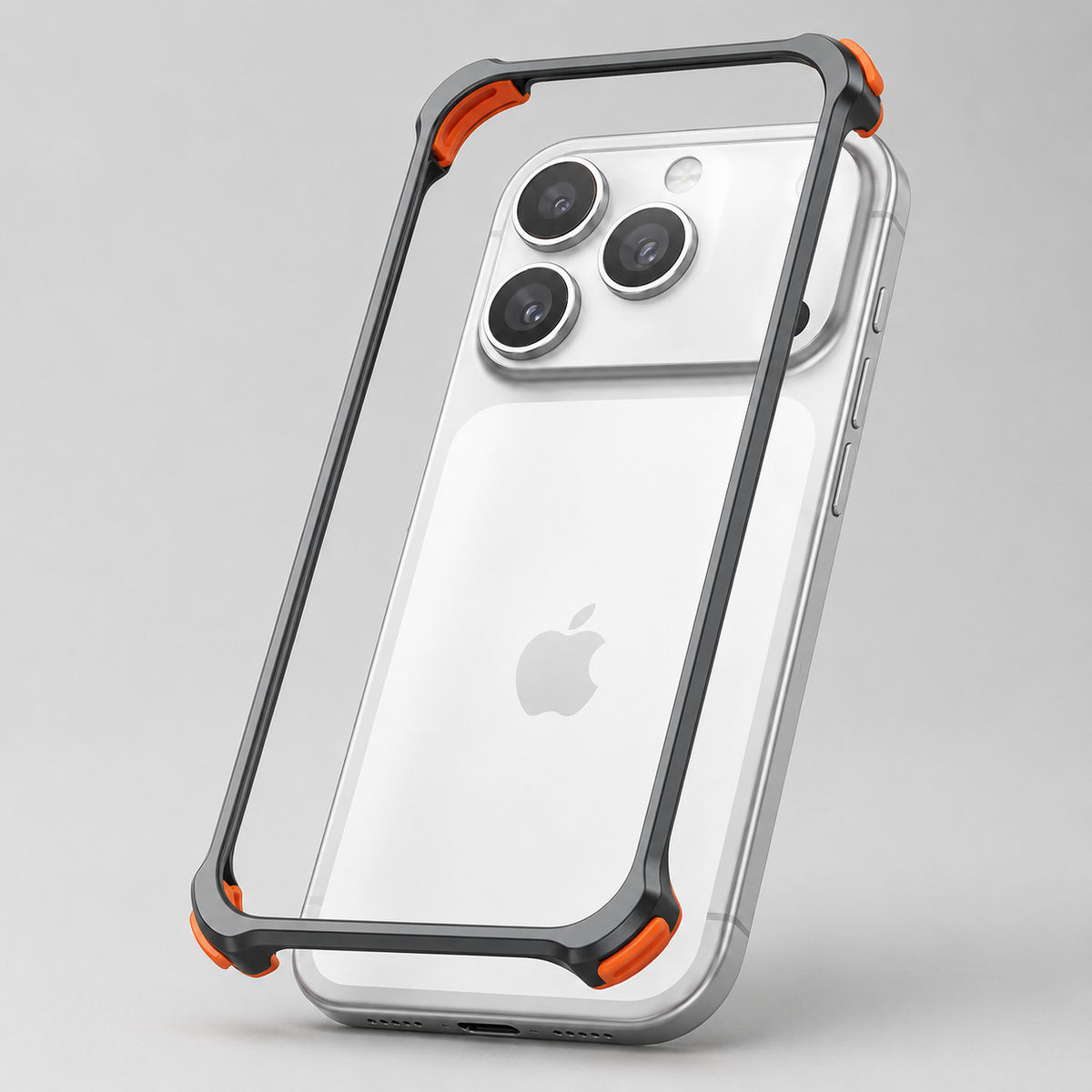 Premium iPhone Case Aluminum Alloy Metal Frame Lens Protector Silicone Lining Shockproof Anti Scratch Non Slip Tough Protective Bumper Cover Case Design