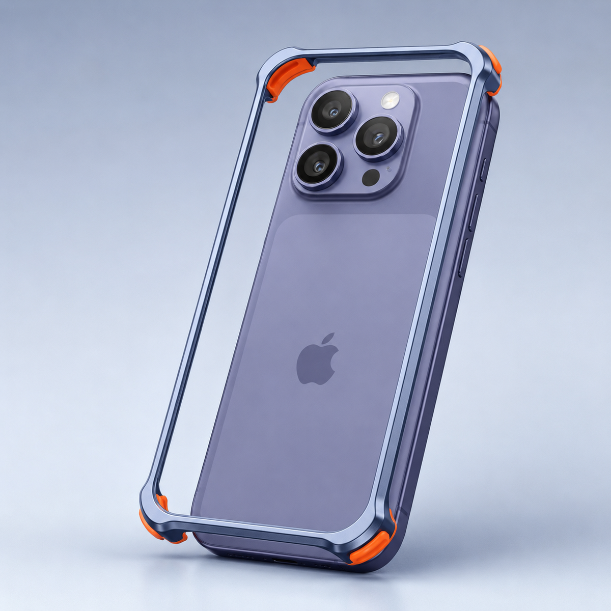 Premium iPhone Case Aluminum Alloy Metal Frame Lens Protector Silicone Lining Shockproof Anti Scratch Non Slip Tough Protective Bumper Cover Case Design