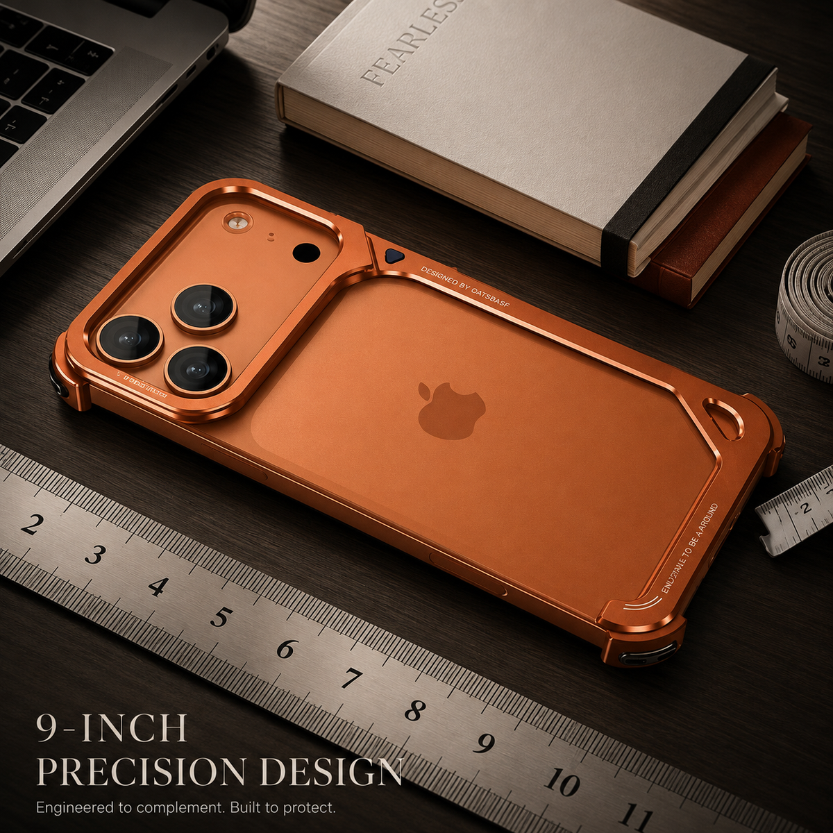 Premium iPhone Case Aluminum Frame MagSafe Compatible Lens Holder Wireless Charging Slim Metal Shockproof Anti Scratch Non Slip Protective Design