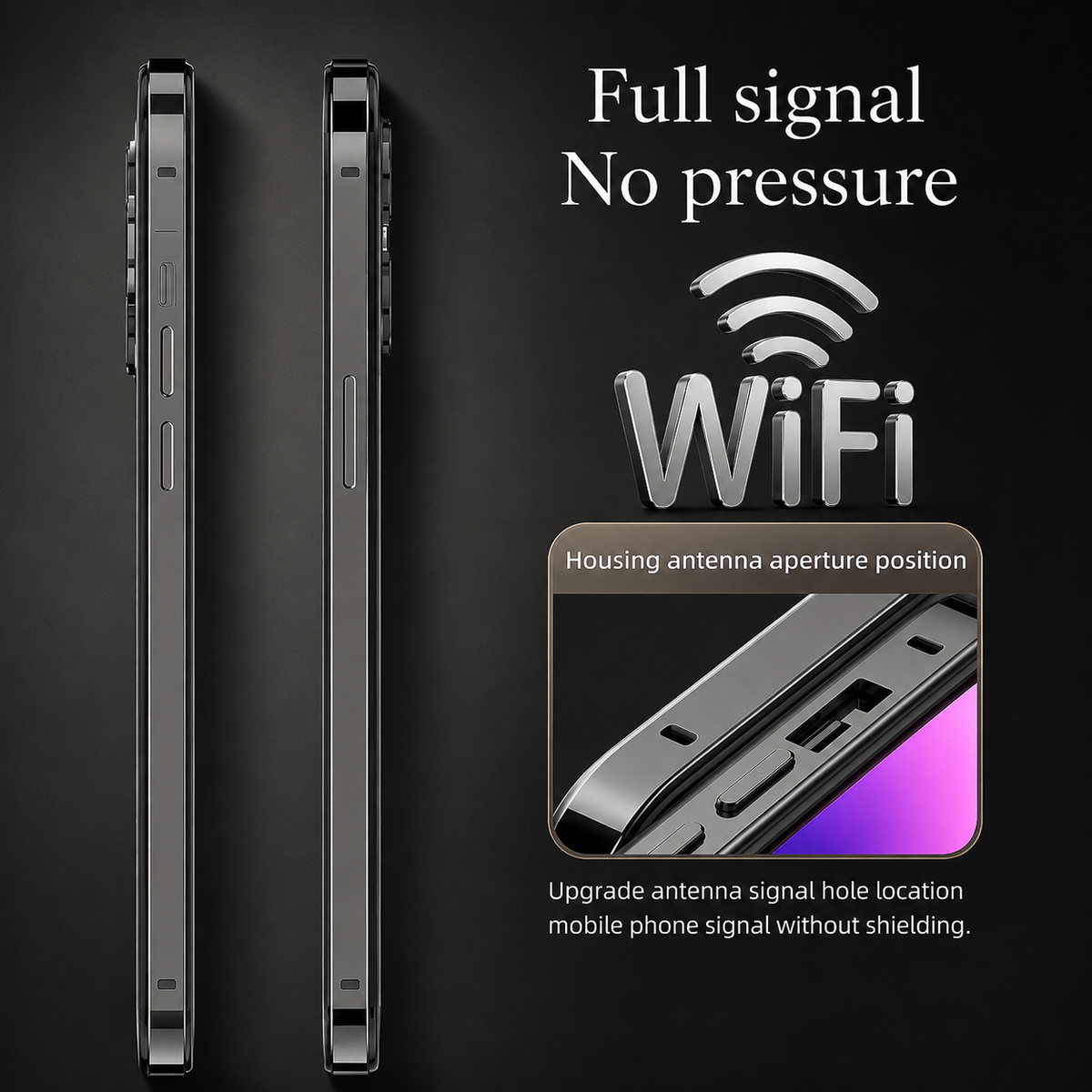 Premium iPhone Case Aluminum Metal Frame Bumper Silicone Shockproof Protective Cover Slim Half Wrap Durable Scratch Resistant Wireless Charging