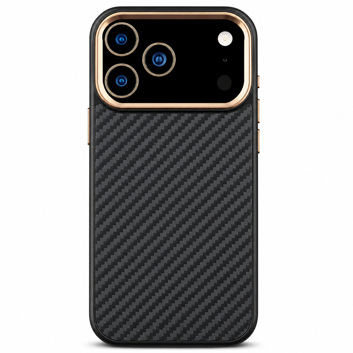 Premium iPhone Case Aramid Fiber Kevlar Magnetic MagSafe Compatible Wireless Charging Full Coverage Ultra Light Anti Scratch Non Slip Protective Cover