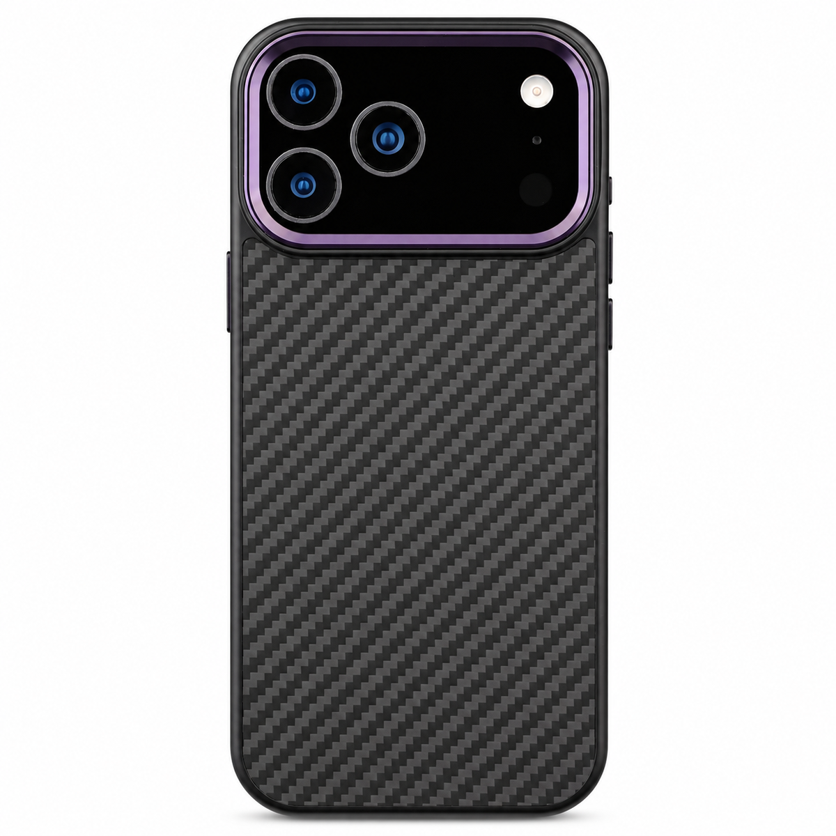 Premium iPhone Case Aramid Fiber Kevlar Magnetic MagSafe Compatible Wireless Charging Full Coverage Ultra Light Anti Scratch Non Slip Protective Cover