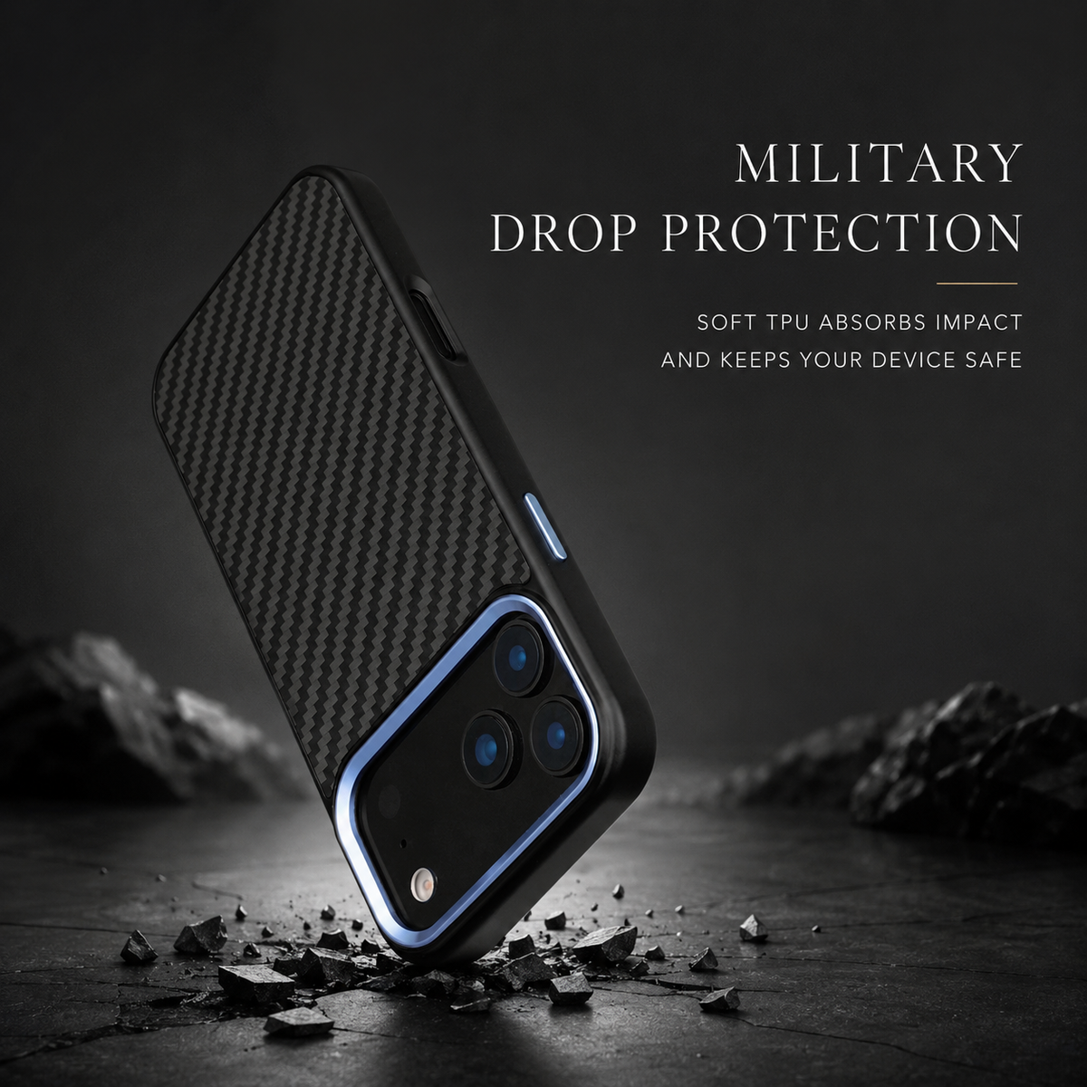 Premium iPhone Case Aramid Fiber Kevlar Magnetic MagSafe Compatible Wireless Charging Full Coverage Ultra Light Anti Scratch Non Slip Protective Cover