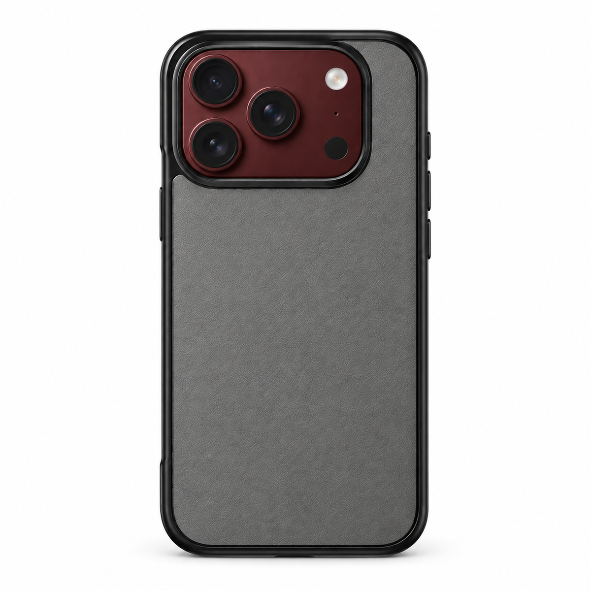 Premium iPhone Case Artificial Leather Semi Transparent Retro Foldable Cover Sweat Resistant Shockproof Slim Non Slip Durable Practical Protective Phone Case