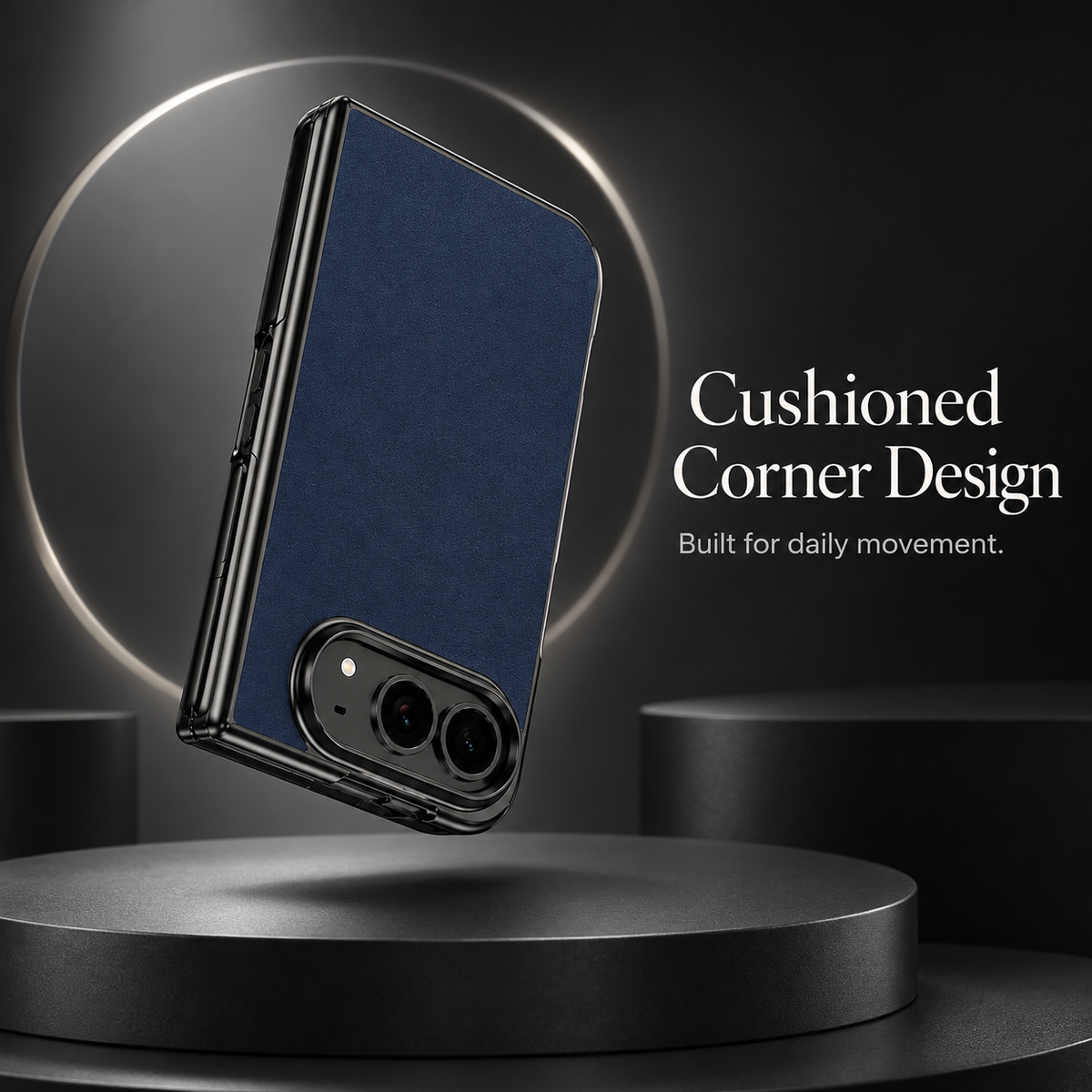 Premium iPhone Case Artificial Leather Semi Transparent Retro Foldable Cover Sweat Resistant Shockproof Slim Non Slip Durable Practical Protective Phone Case