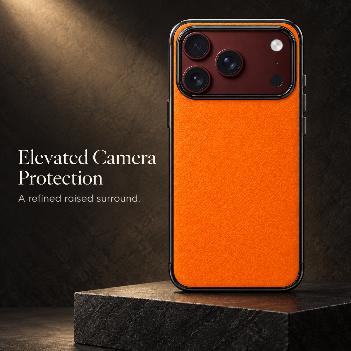 Premium iPhone Case Artificial Leather Semi Transparent Retro Foldable Cover Sweat Resistant Shockproof Slim Non Slip Durable Practical Protective Phone Case