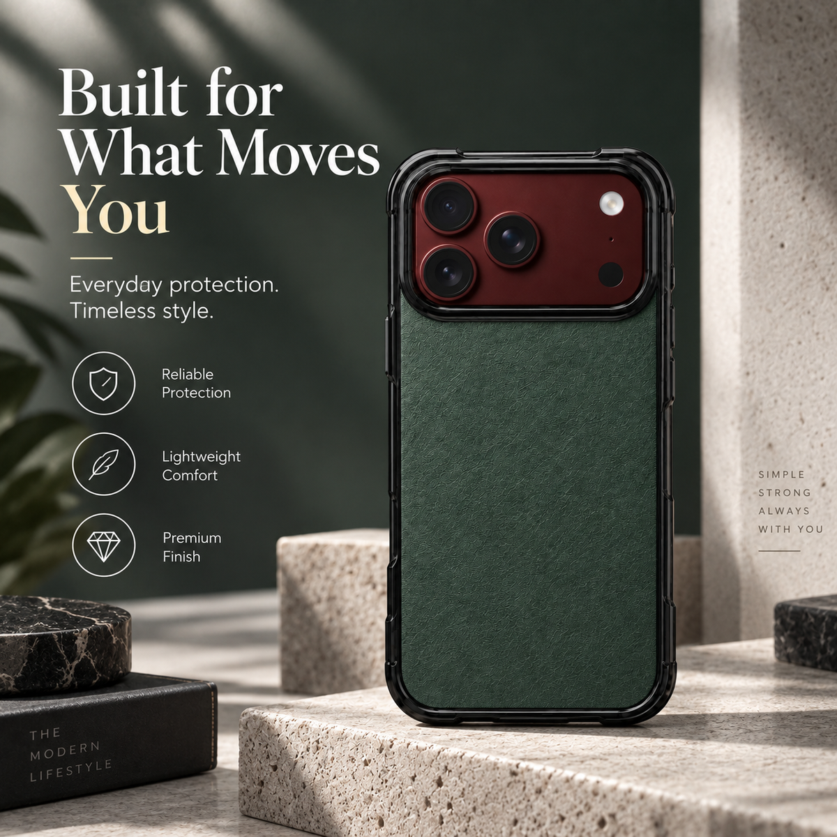 Premium iPhone Case Artificial Leather Semi Transparent Retro Foldable Cover Sweat Resistant Shockproof Slim Non Slip Durable Practical Protective Phone Case