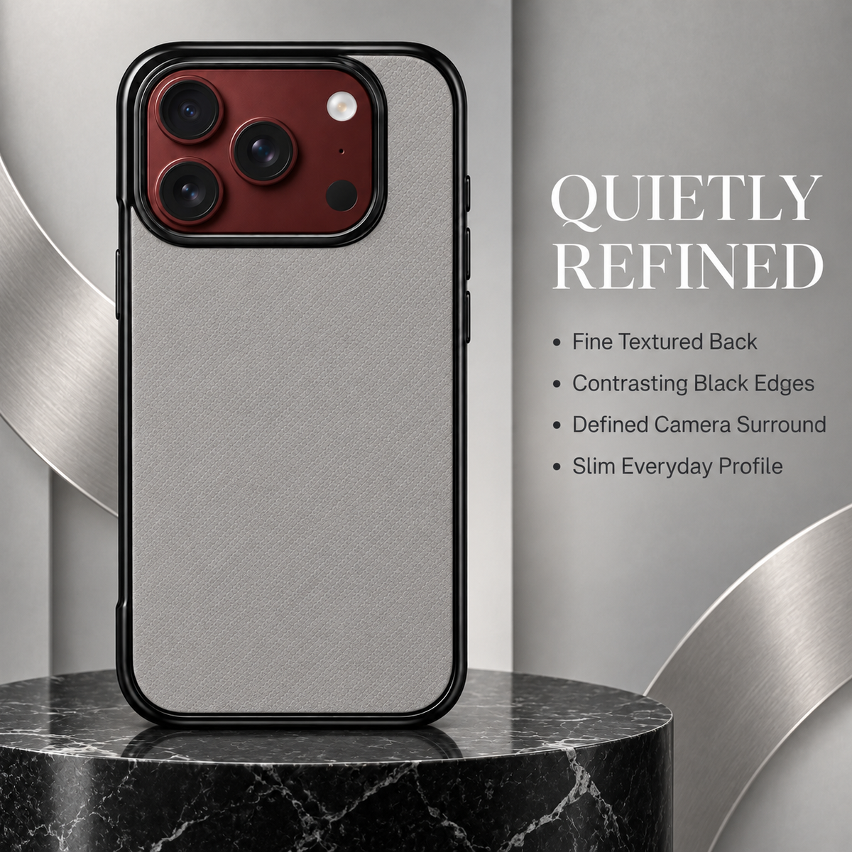 Premium iPhone Case Artificial Leather Semi Transparent Retro Foldable Cover Sweat Resistant Shockproof Slim Non Slip Durable Practical Protective Phone Case
